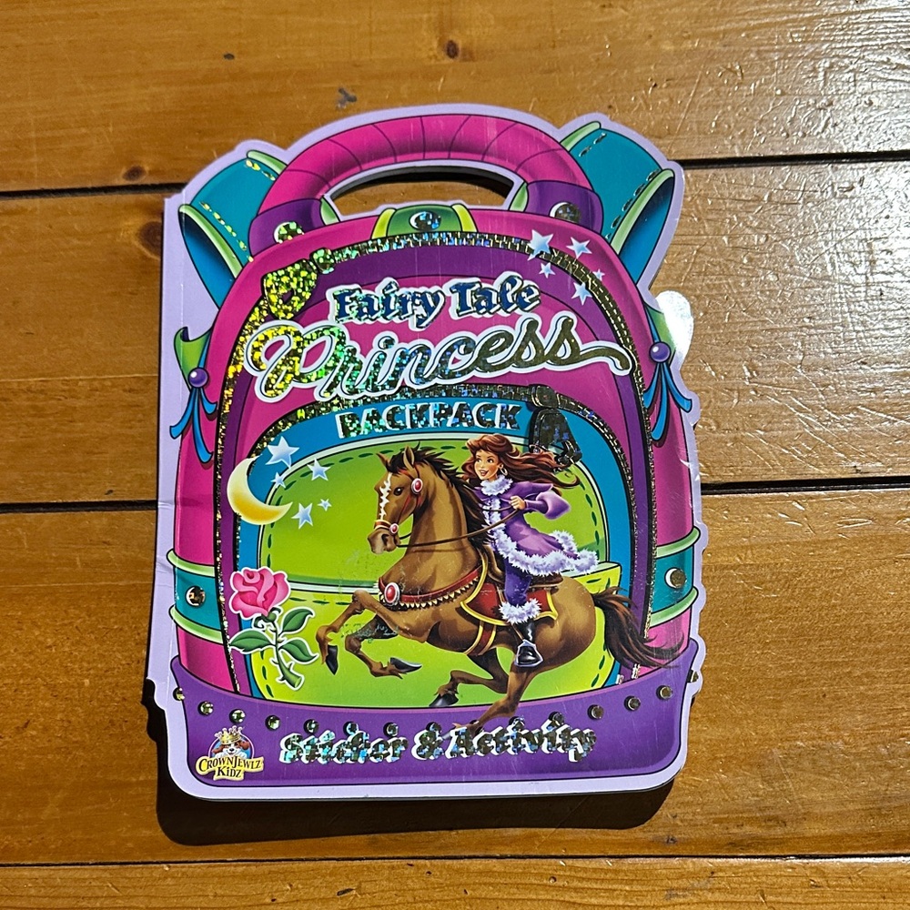 Fairy Tale Princess Backpack - Pink and Purple